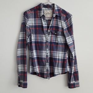 Hollister Plaid Button Down